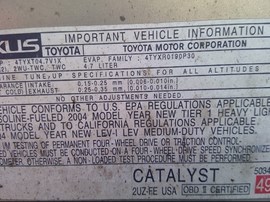 2004 LEXUS GX470, TAN, 4.7L, AT, 4WD,    Z25171